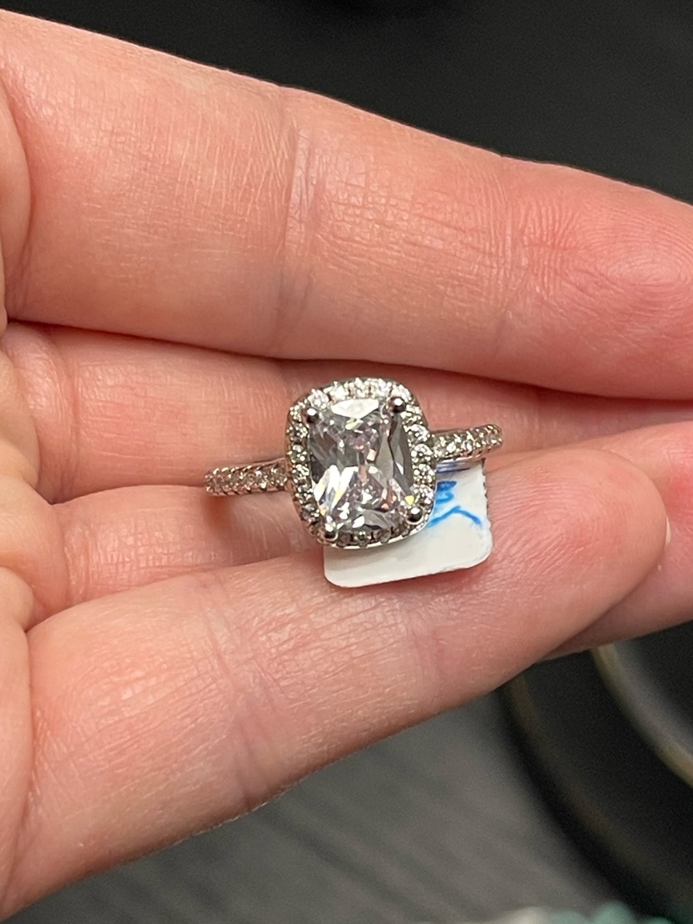 Sterling Silver 925 / CZ Solitaire Engagement Ring
